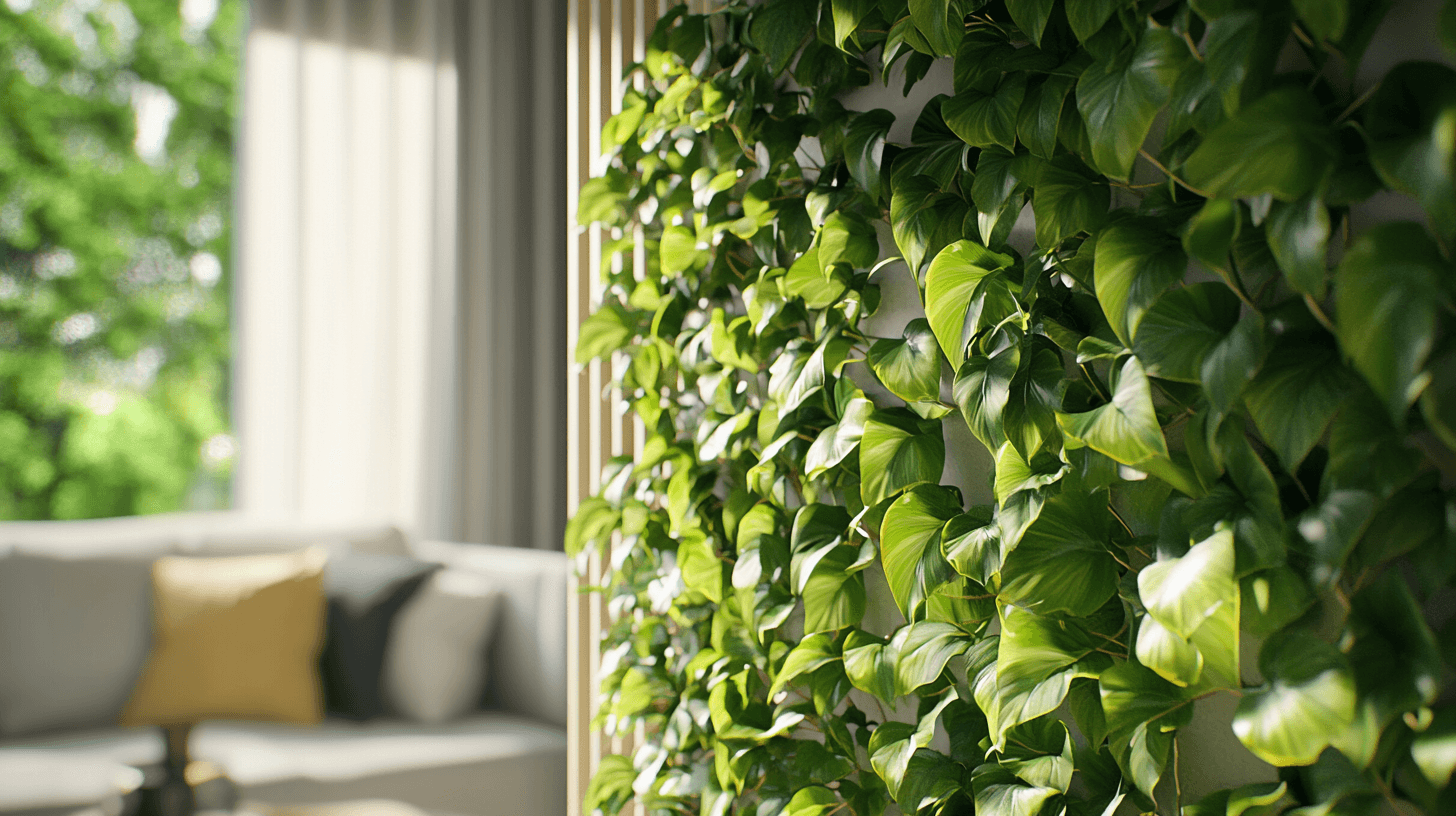 Plant walls for natural boundaries