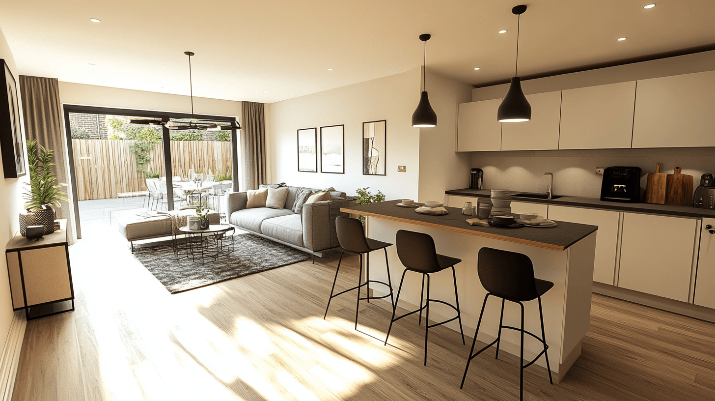 Advantages of an open-plan kitchen