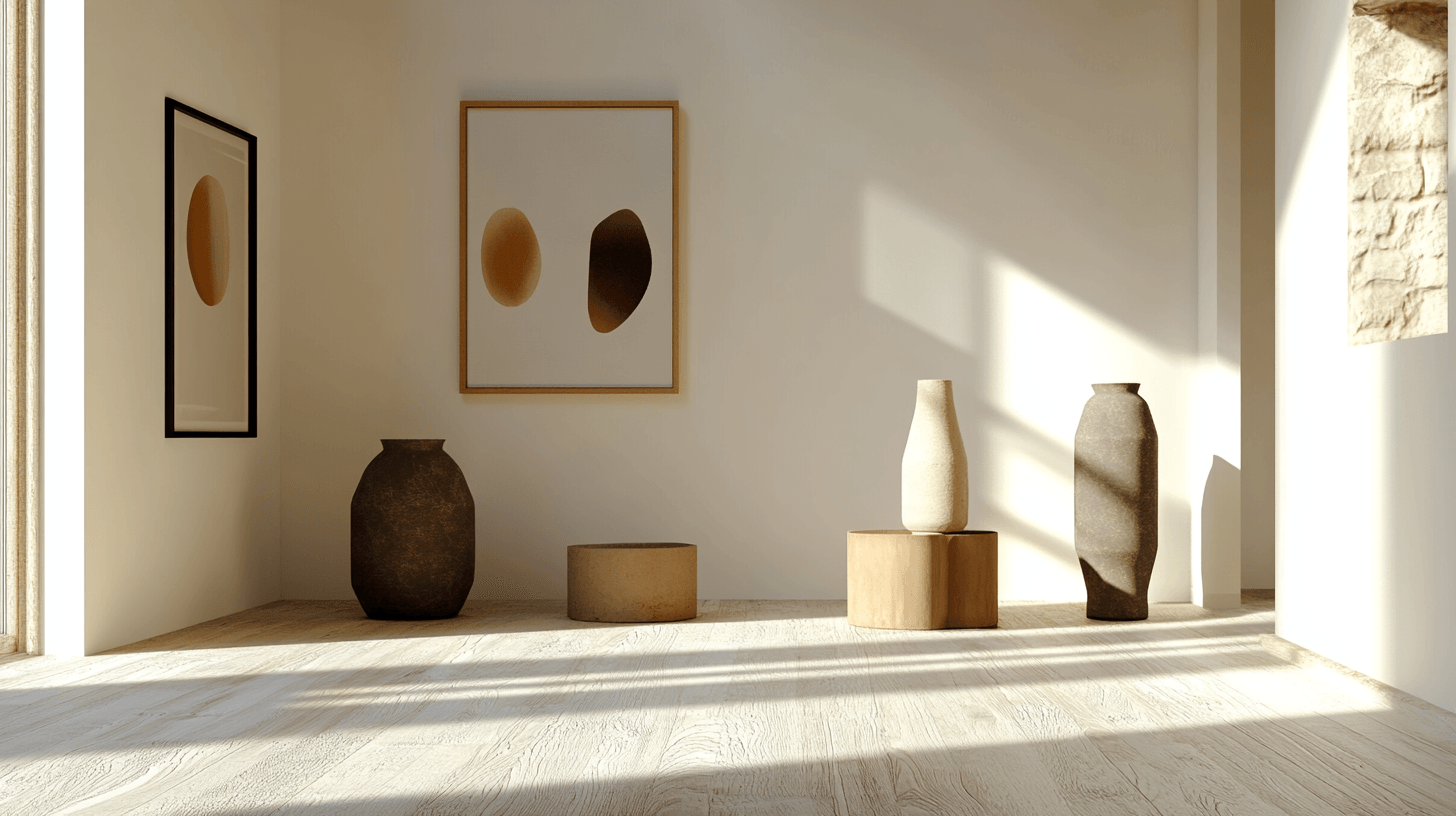 Decorative accents in a minimalist style