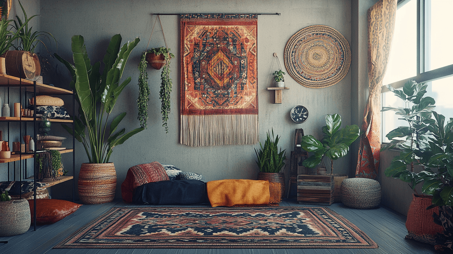 Decoration in Industrial Boho Style