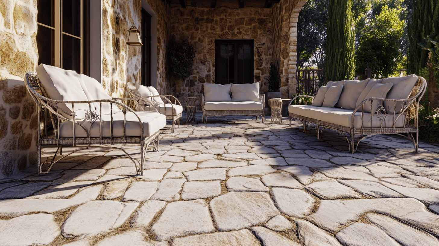 Stone terraces: Robustness and elegance