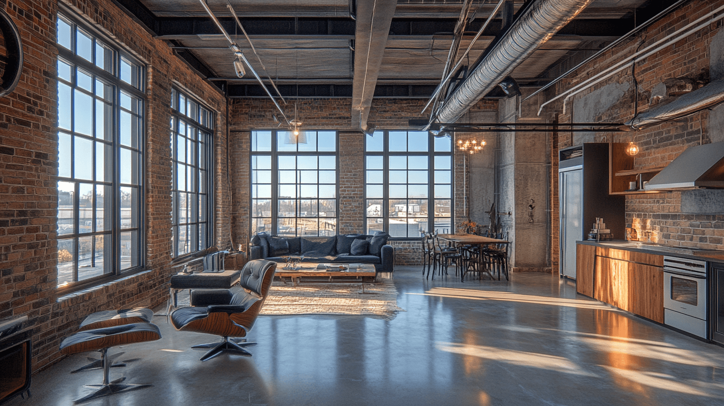 Loft Style: Open Spaces and Industrial Elements