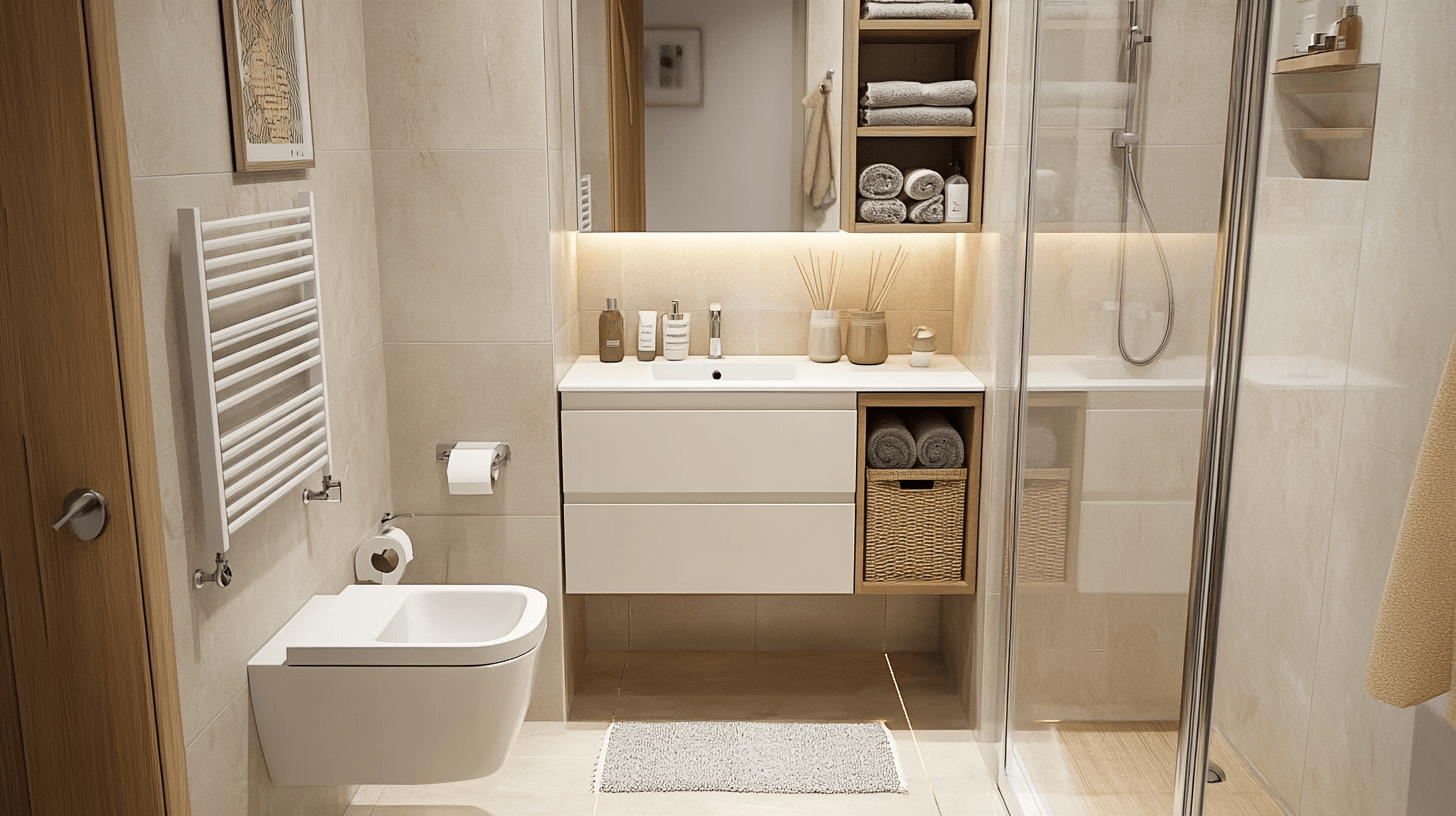 Clever design small bathrooms: Space miracles in limited space