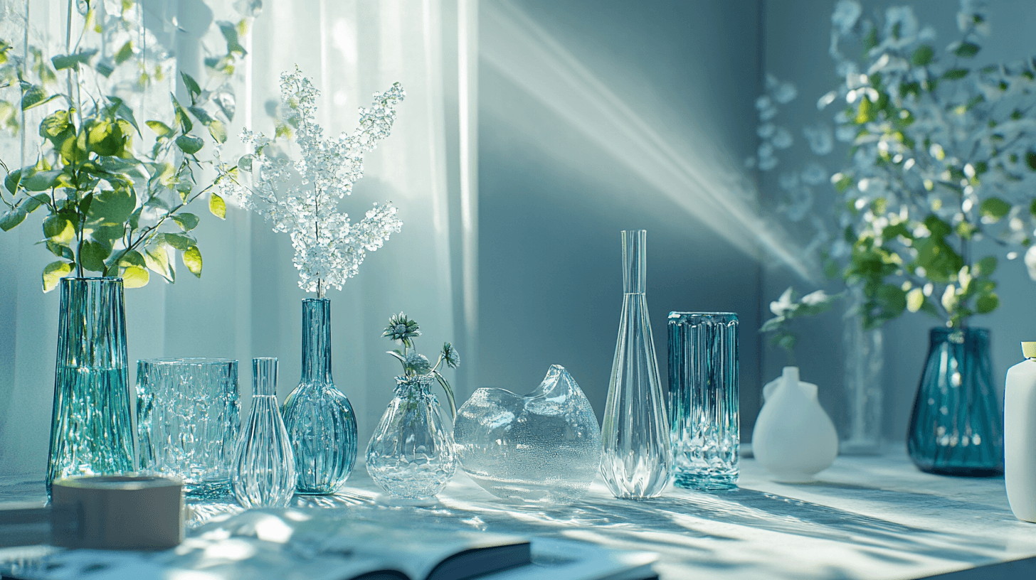 Glass decoration: Creative ideas for your home