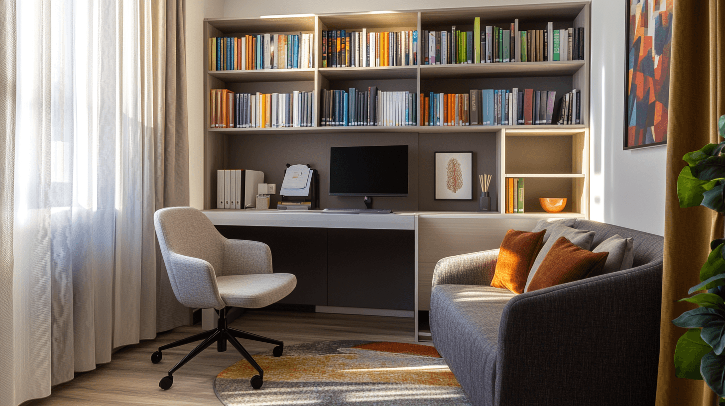 Multifunctional Room: A Space for Working and Relaxing