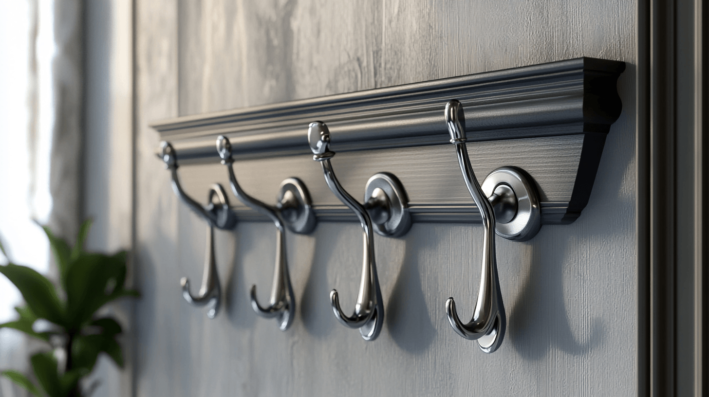 Stylish decoration ideas with coat hooks