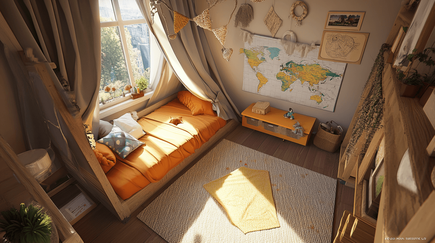 Children's Room in Adventure Style: Creative Ideas for Little Explorers