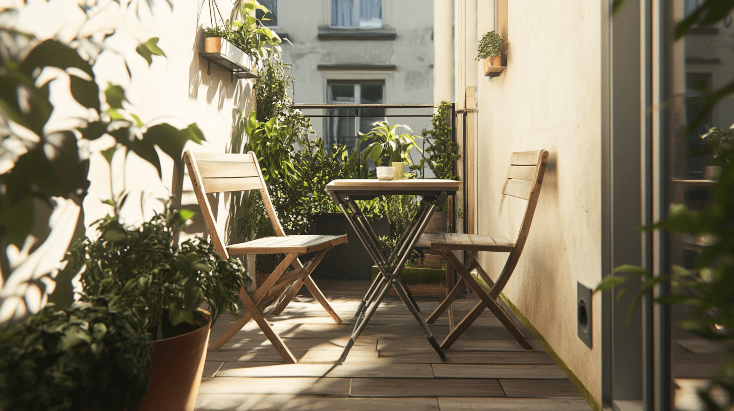 Enjoy fresh air: Balcony furniture for small spaces