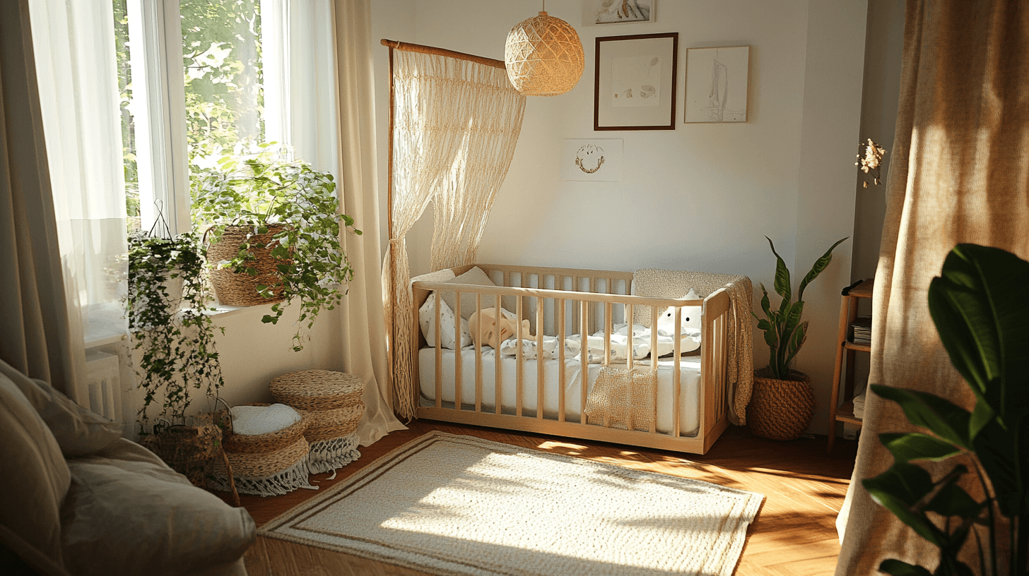 Different types of bedside cribs