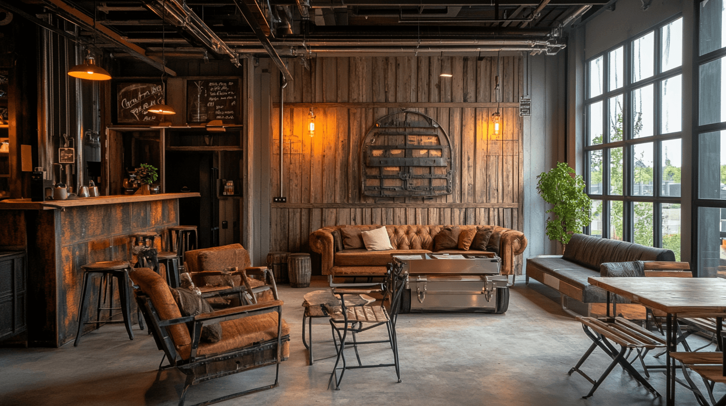 Rustic Industrial: The Charm of Wood and Metal