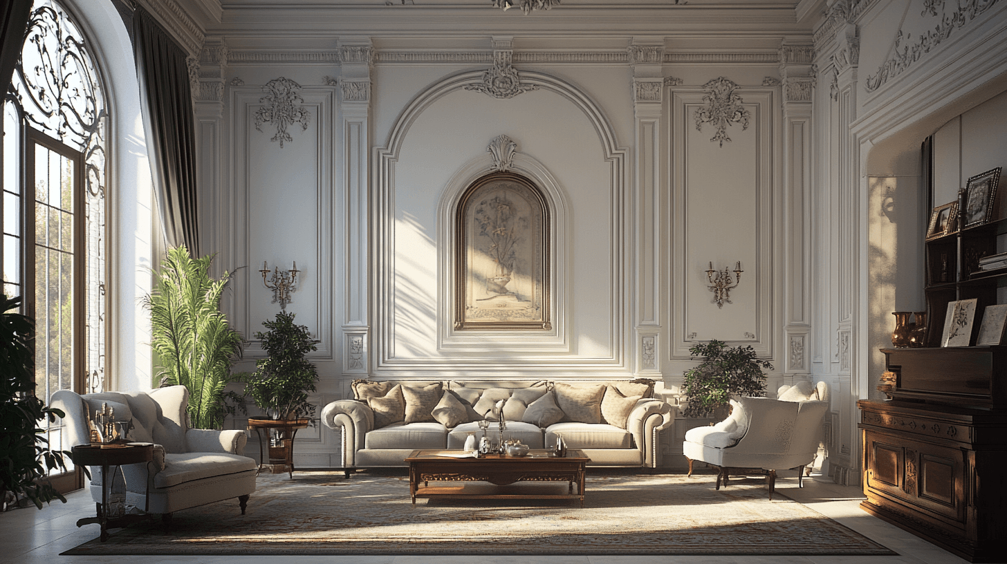 Decoration in Classic Revival Style