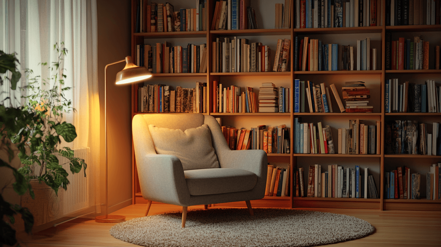 Cozy reading corner in the living room: Tips for a retreat