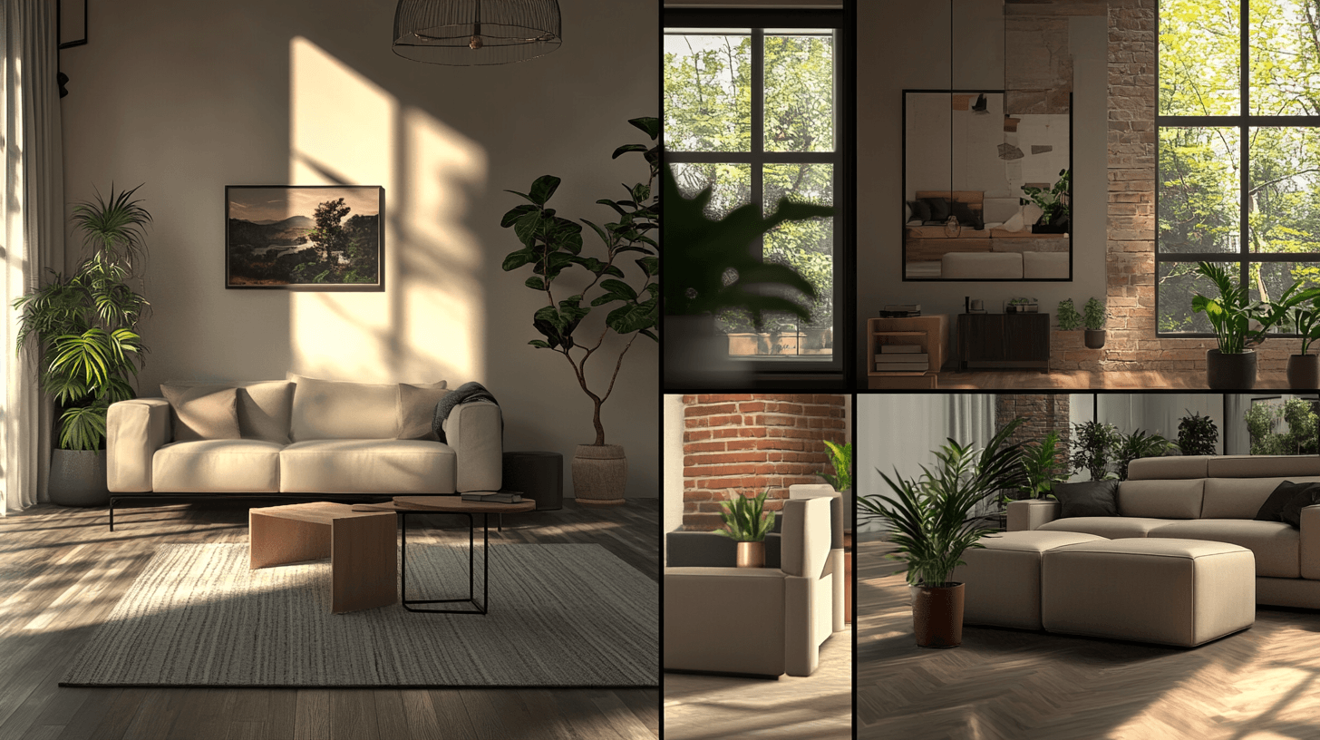 Possible uses of modular furniture in different living areas