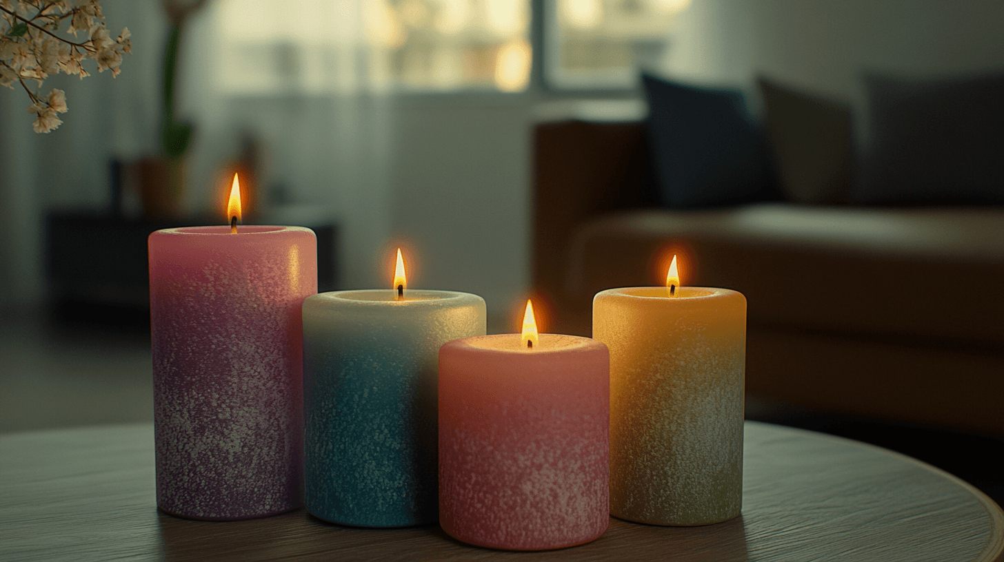 The right color choice for candles