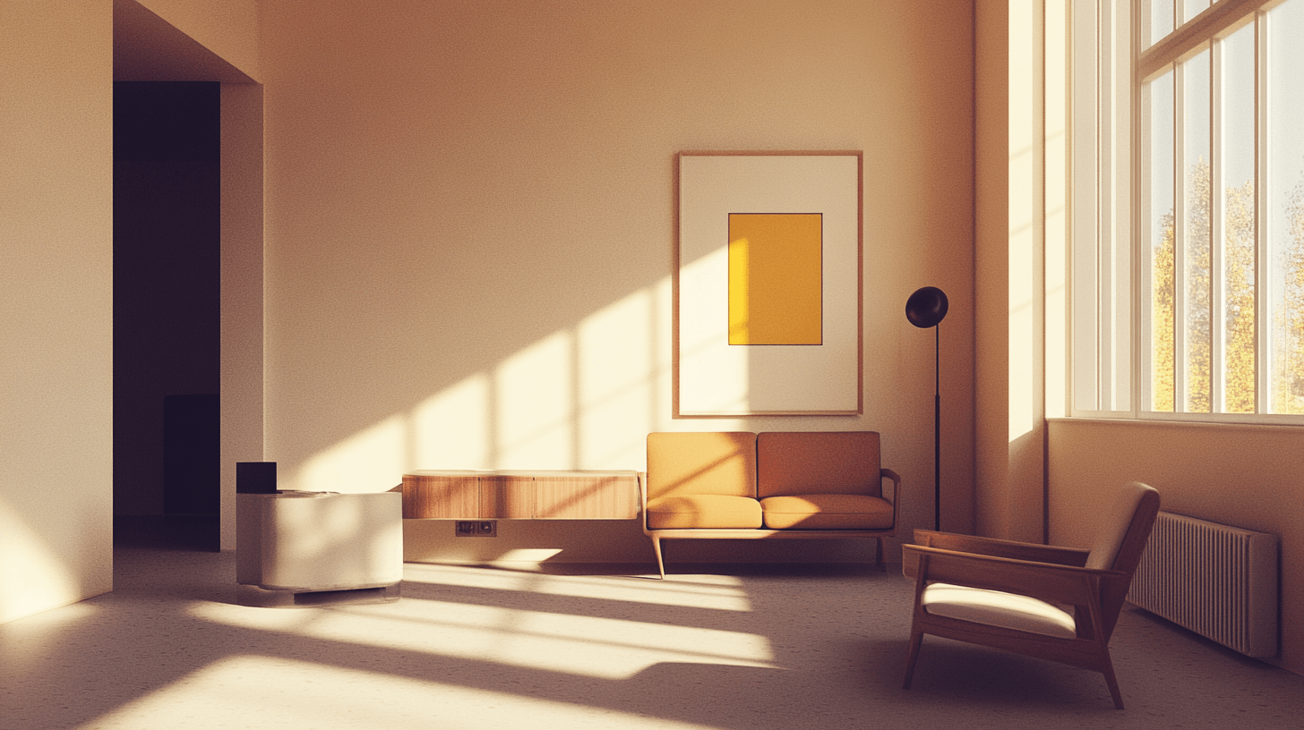 Decoration in Bauhaus style: Less is more