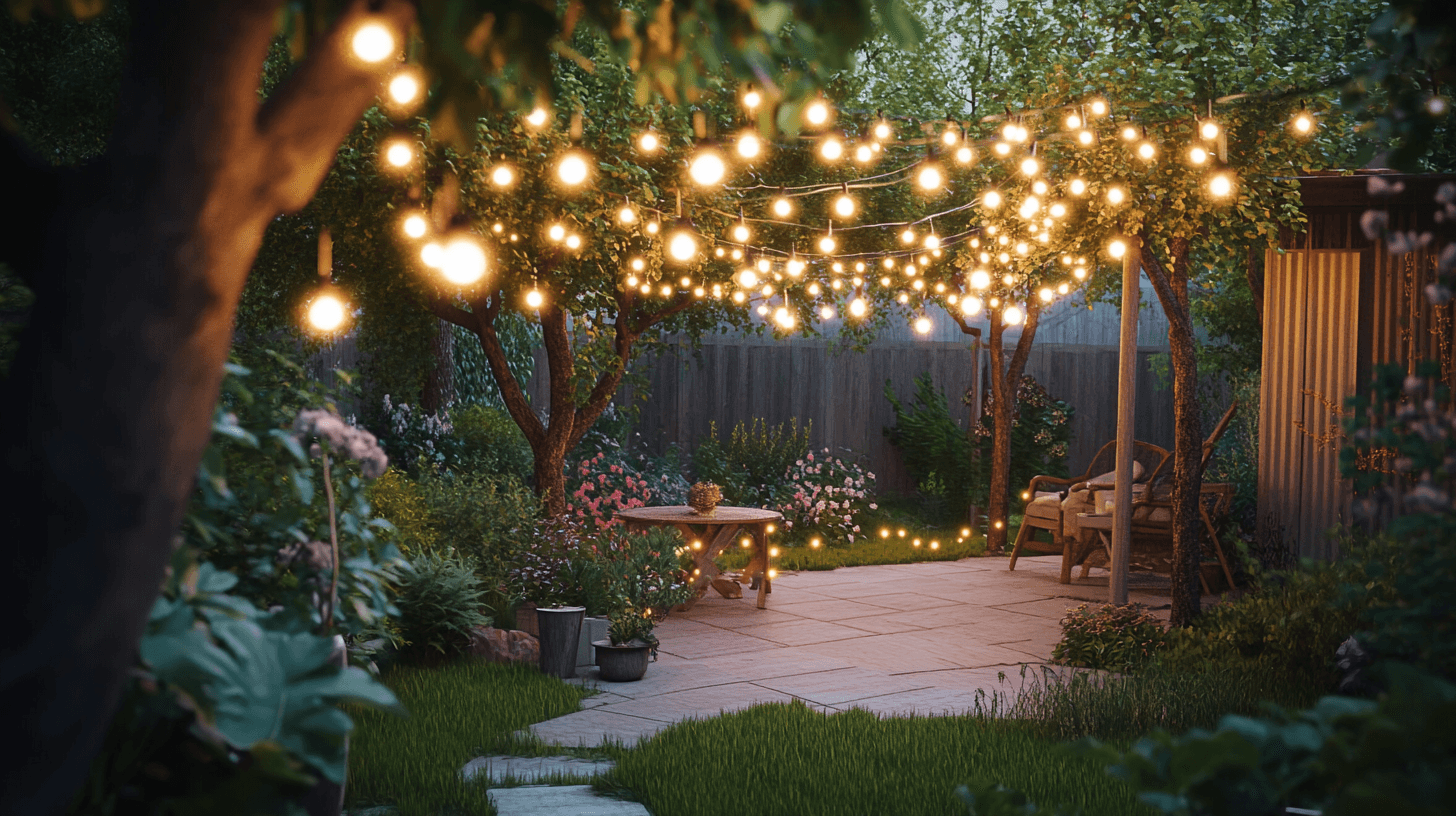 Garden and Balcony: String Lights for Atmospheric Evenings Outdoors