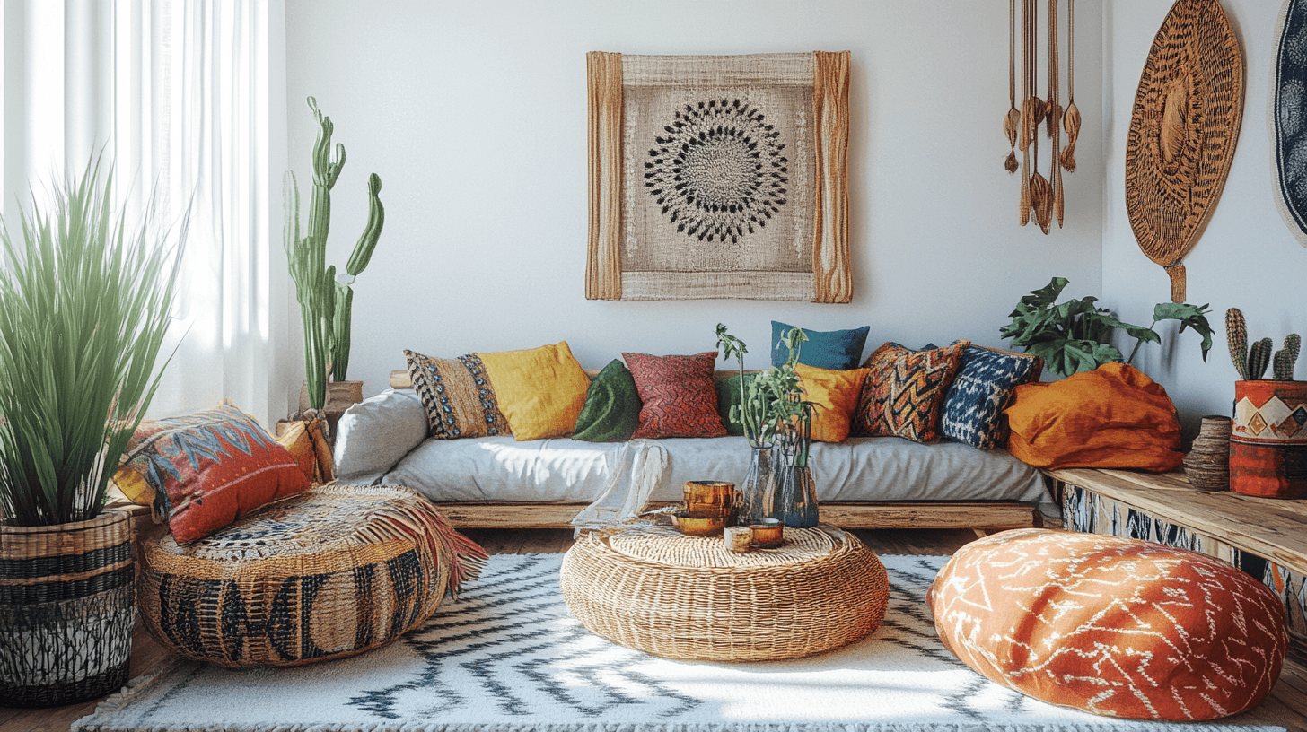 Boho-Chic: Bright Colors and Natural Materials