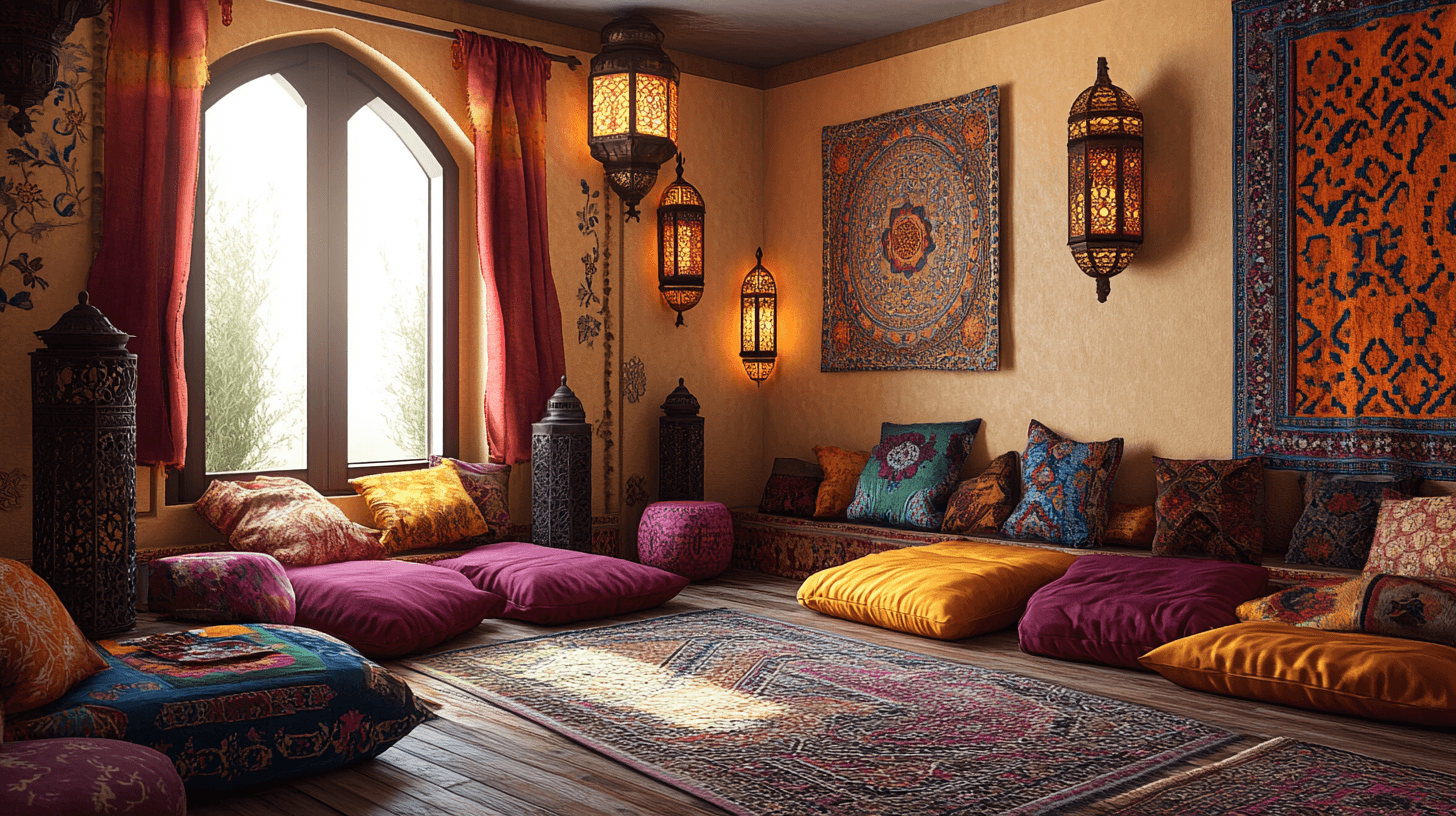 Decoration in Oriental Style: Colors and Patterns