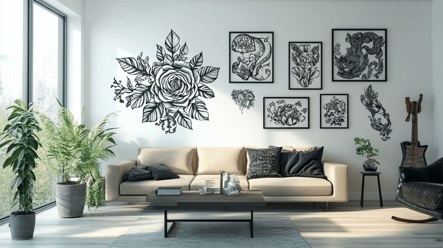 Wall tattoos: Creative design options for walls