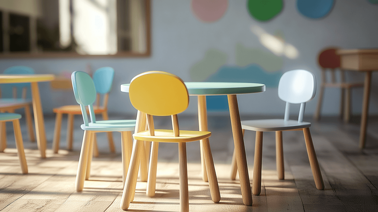 Ergonomic chairs for little artists