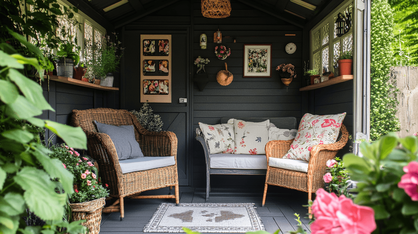 Furnishing ideas for your garden house