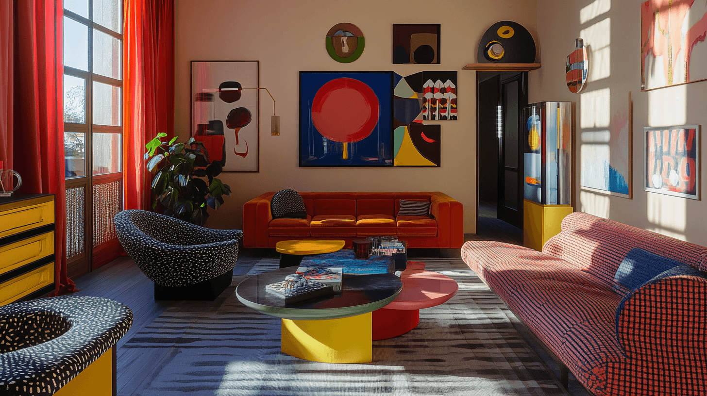 Postmodern Design: Playfulness and Irony in Living Spaces
