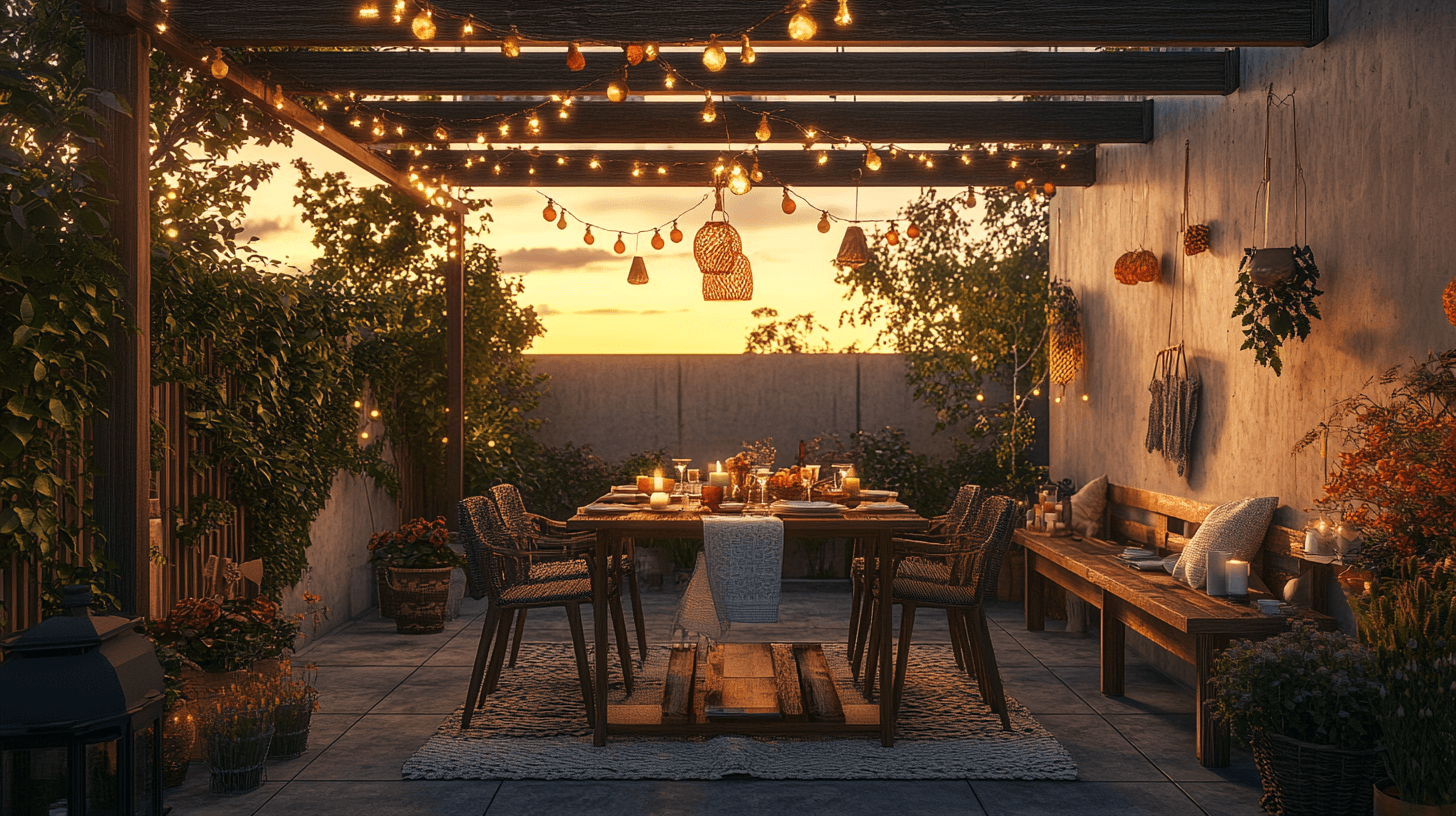Designing an Outdoor Dining Area: Cozy Meals in the Open Air