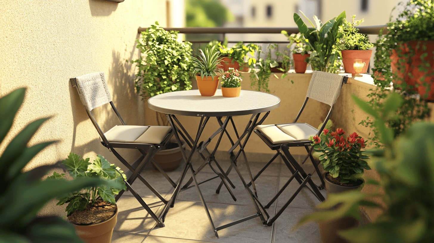 Folding furniture: Practical and versatile