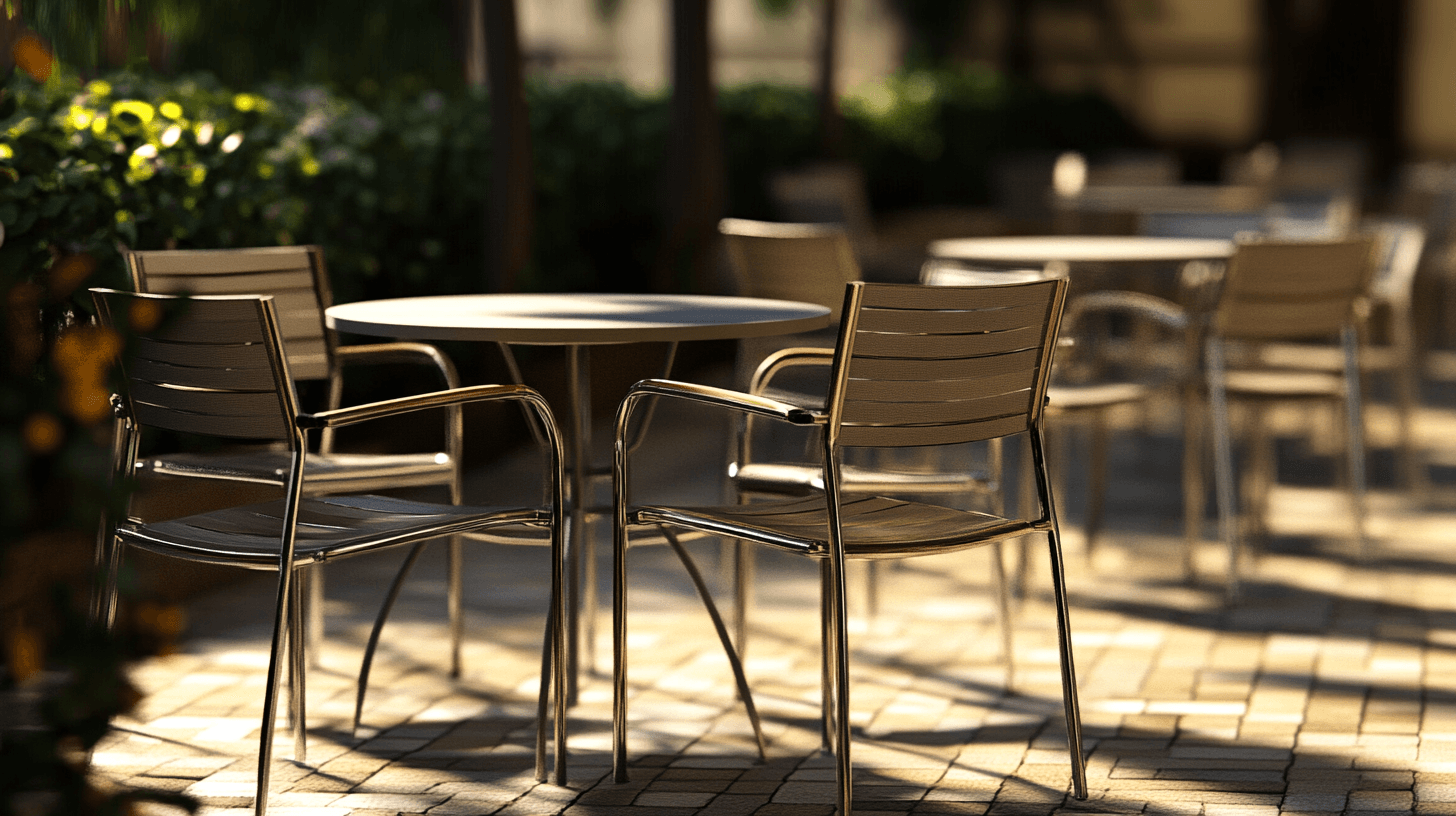 The right furniture for your outdoor dining area