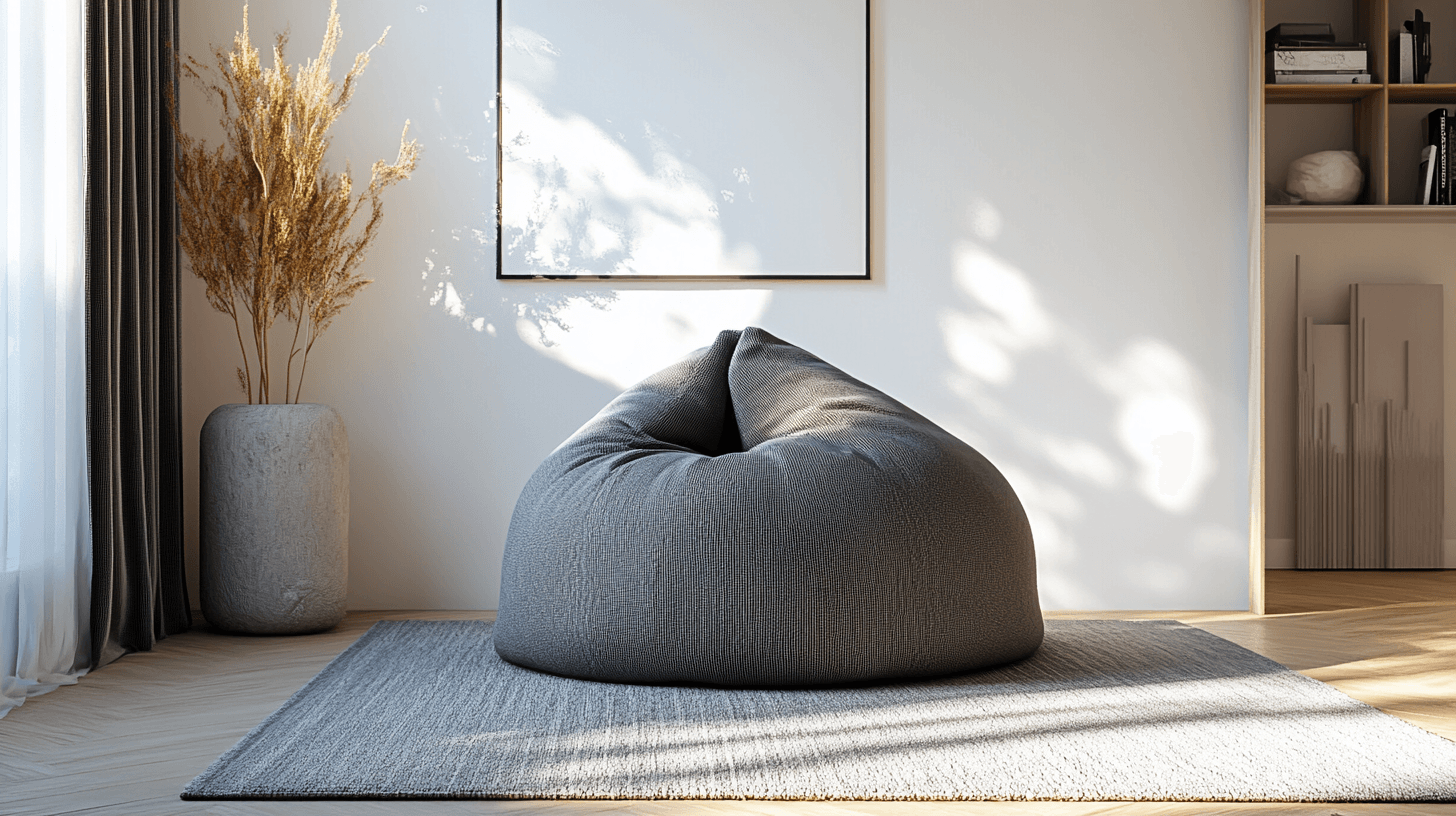 Bean bags in the living room: Stylish relaxation oases