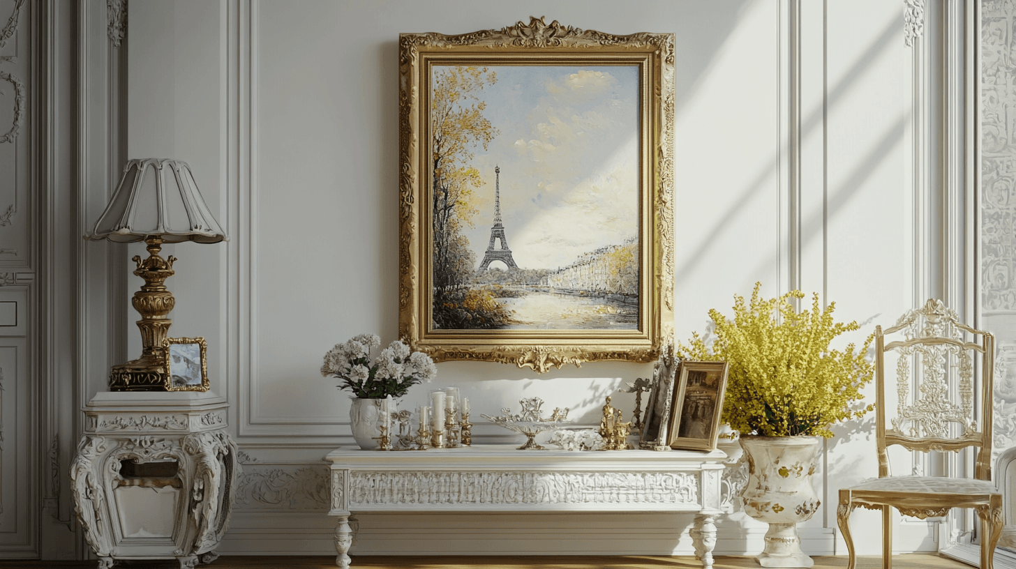 Decorative Accents: Art and Accessories in Parisian Chic