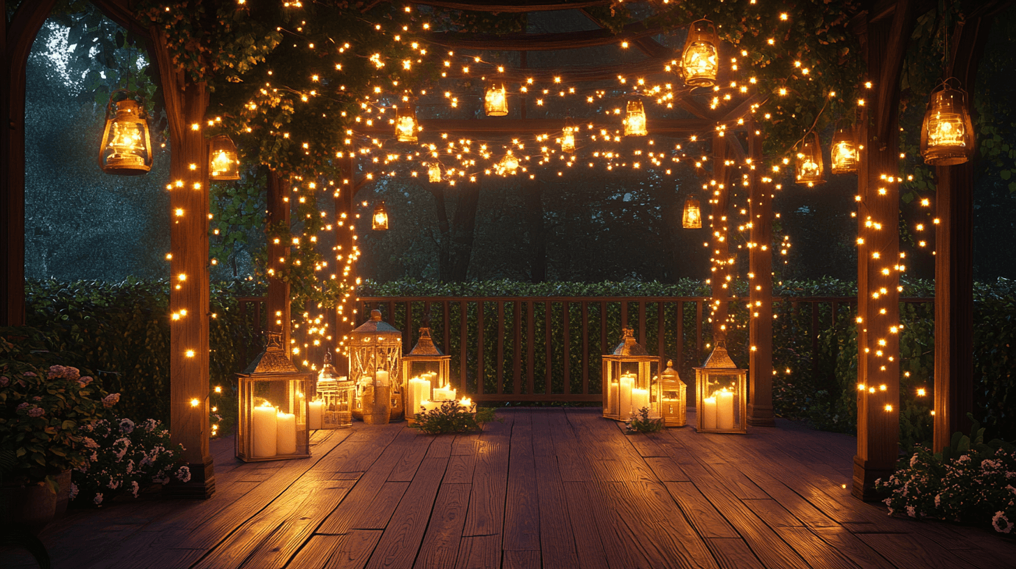 Lighting ideas for atmospheric evenings