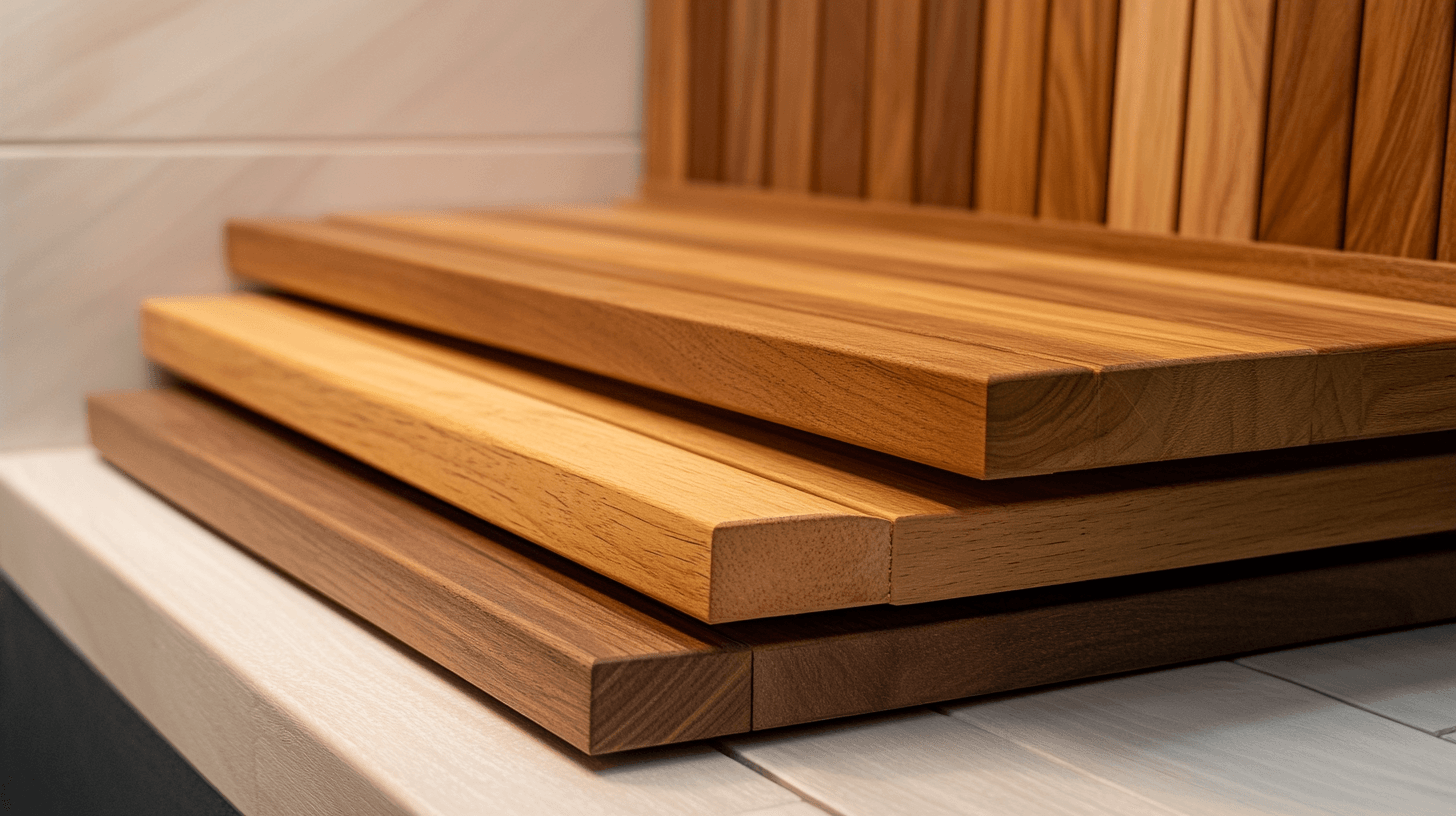 Types of wood for the bathroom: Making the right choice