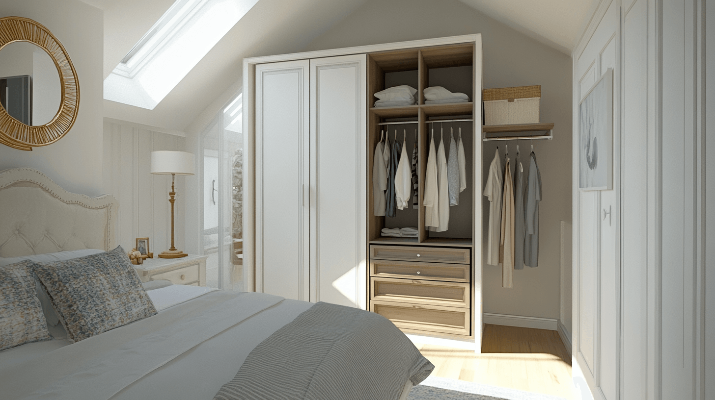 Design ideas for open wardrobes