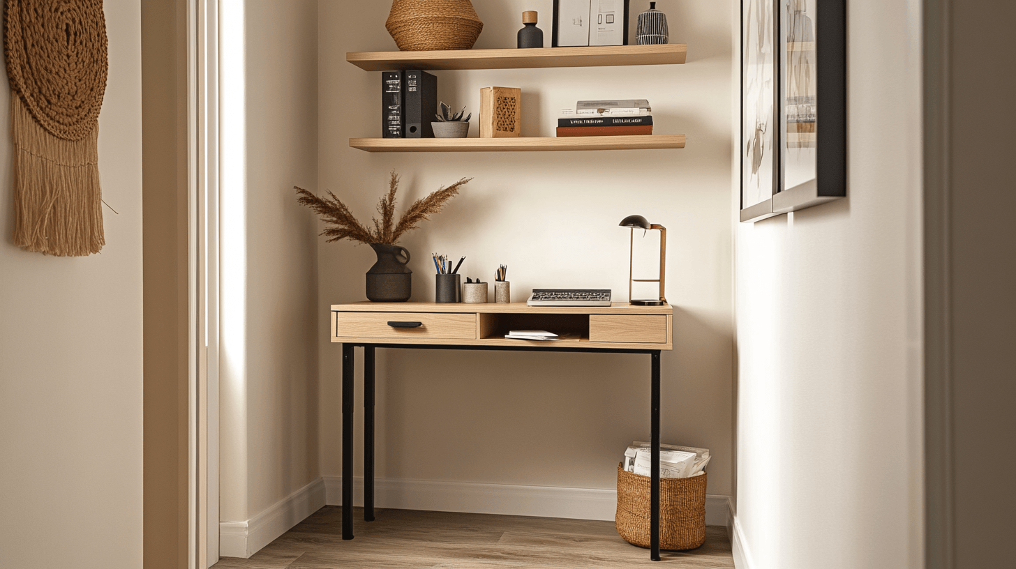 Home office in the hallway: Creative use of small spaces