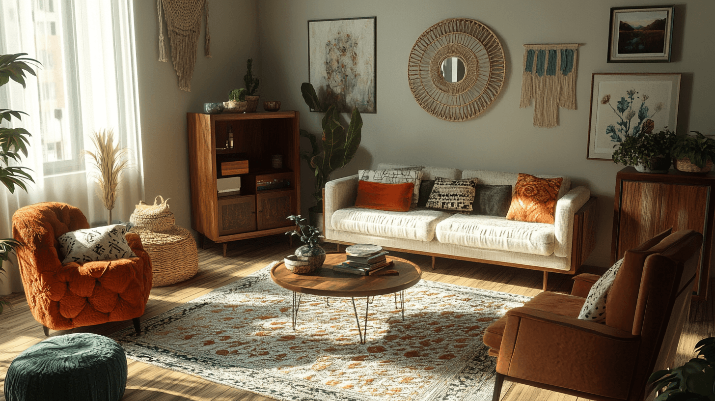 Furniture in Boho Style: Mix of Old and New