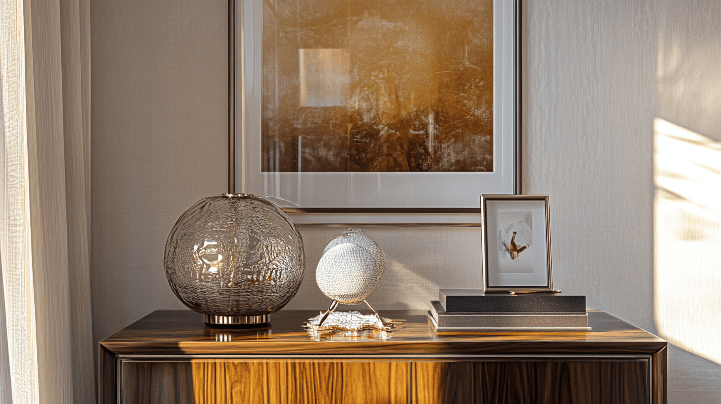 Set decorative accents