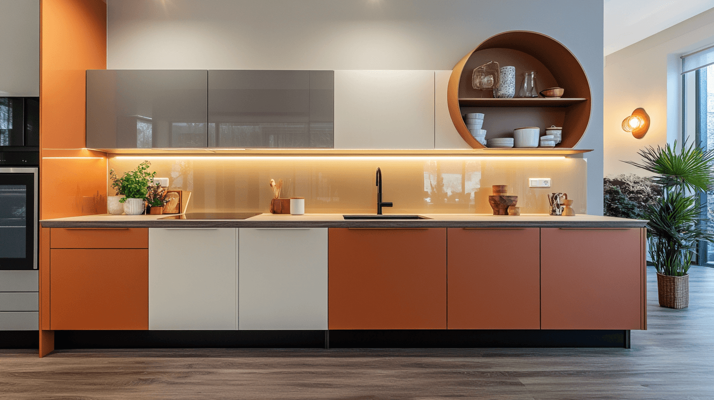 Color concepts for the kitchen: This is how the cooking area becomes a highlight
