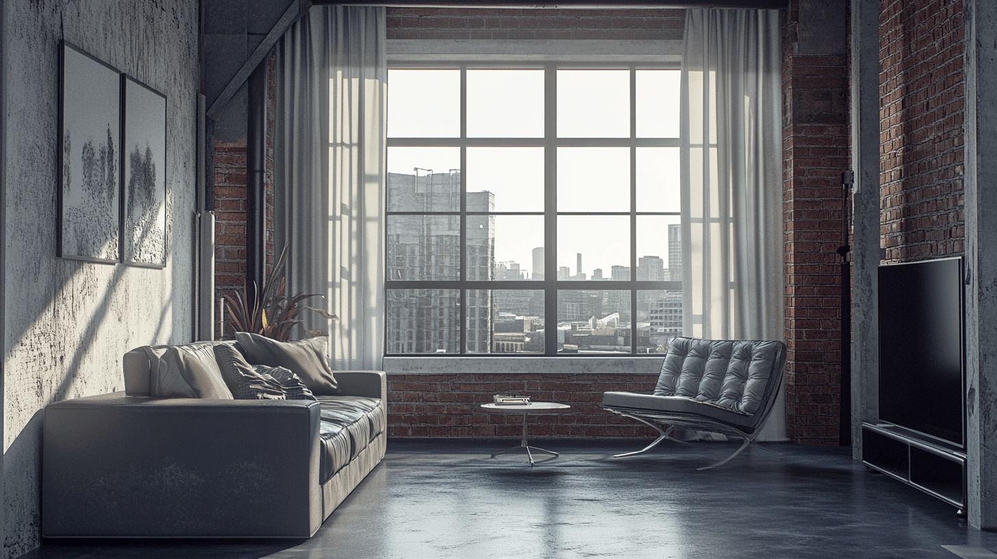 Industrial decoration: The rough charm of metal and concrete