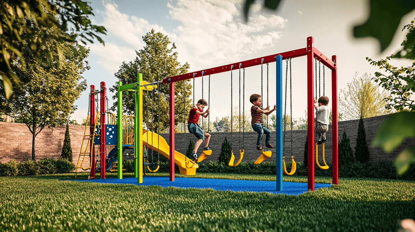 Climbing frames and swings: Movement and fun outdoors