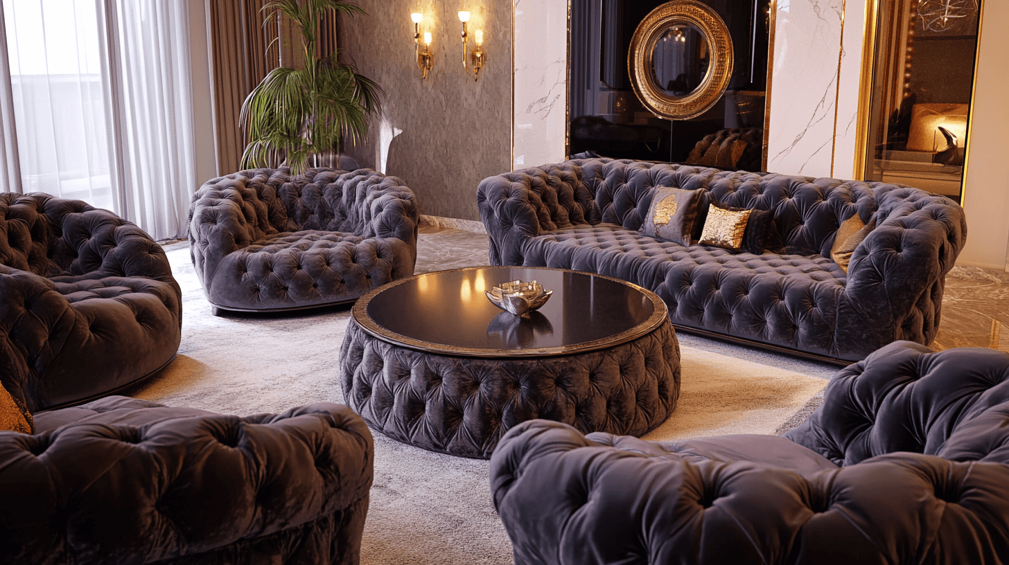 Velvet as a luxurious textile: For more elegance in the living space