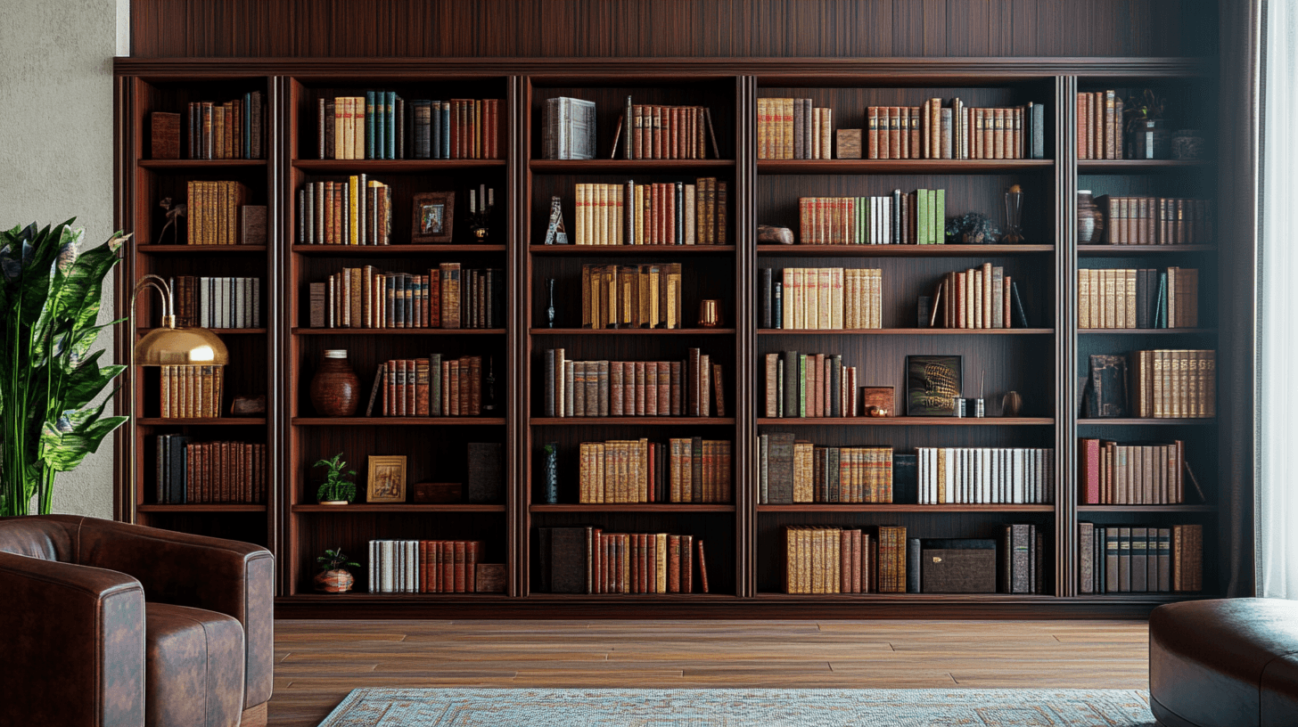 The right choice of bookshelves