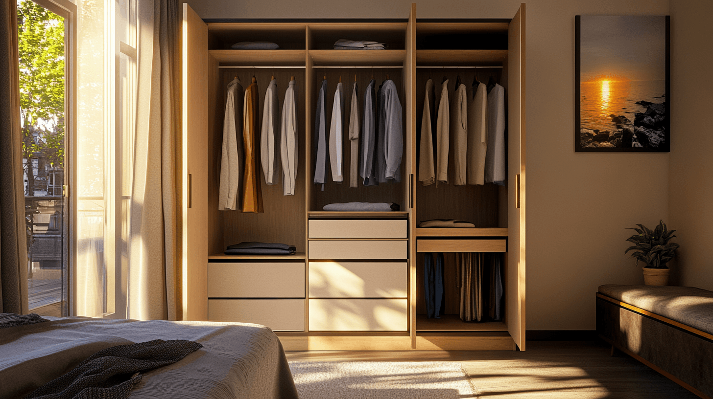 Storage miracle: Hinged door wardrobes for more space
