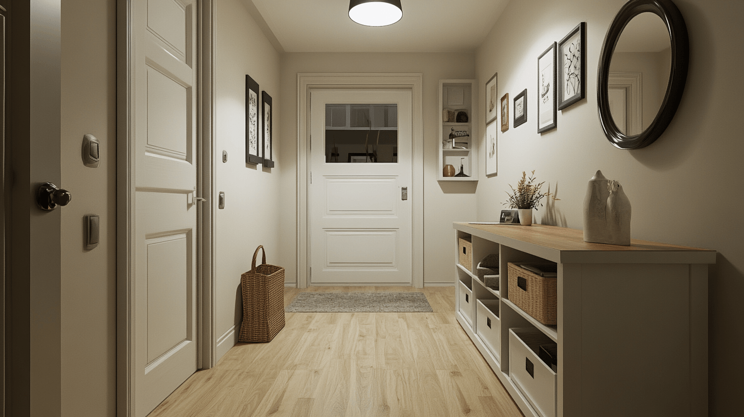 Multifunctional Hallways: Combining Storage and Decoration
