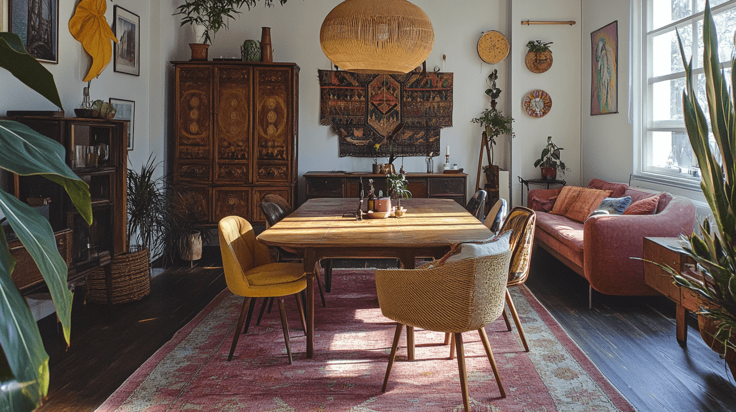 Furniture in Boho Style: Mix of Old and New