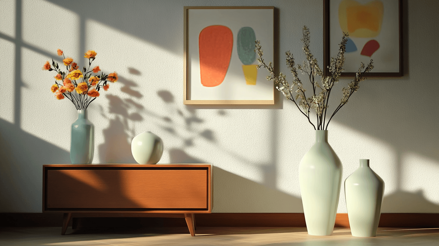 Decoration tips for a mid-century living room