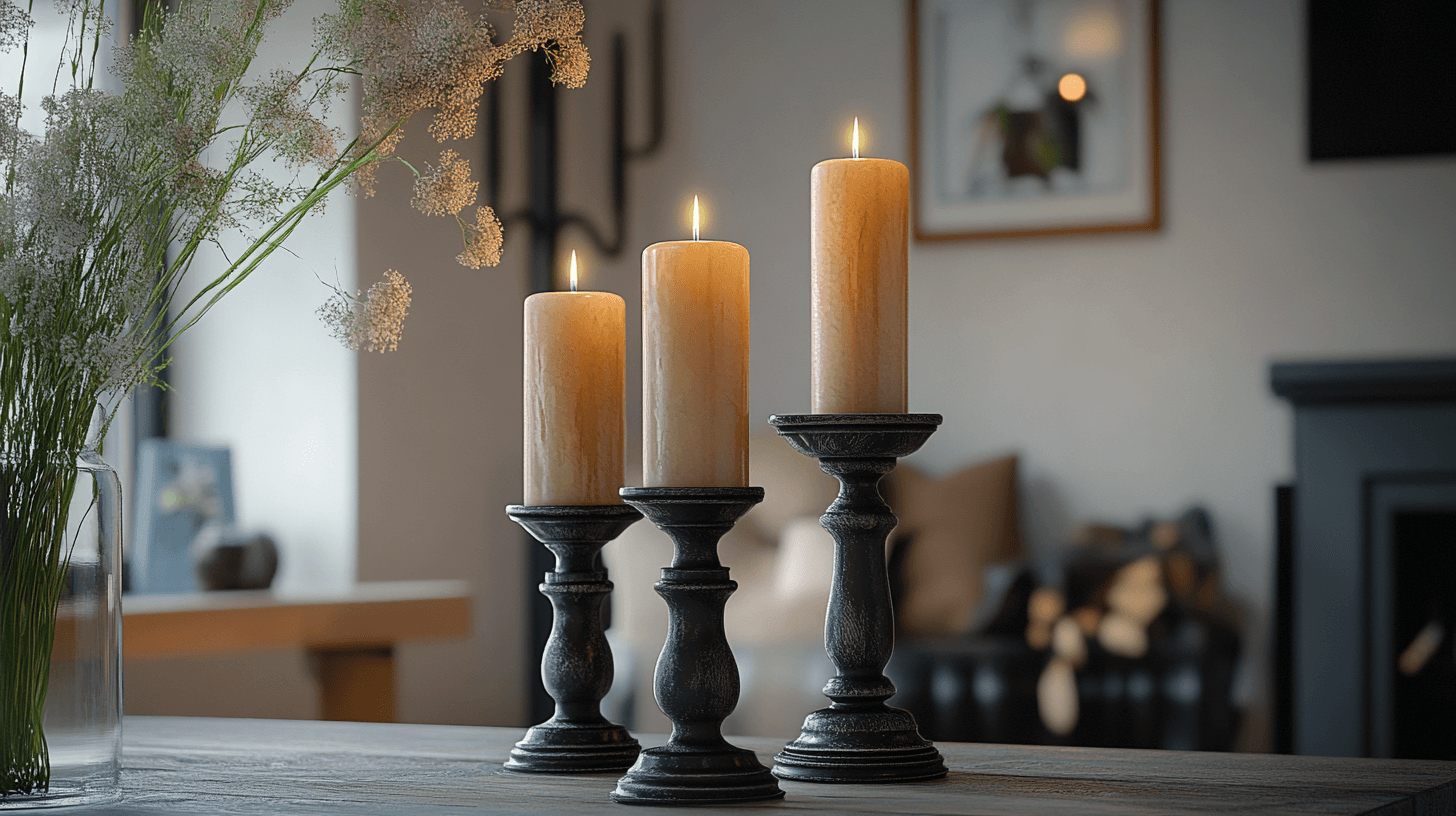 Decoration ideas: Stylishly showcase vintage candle holders