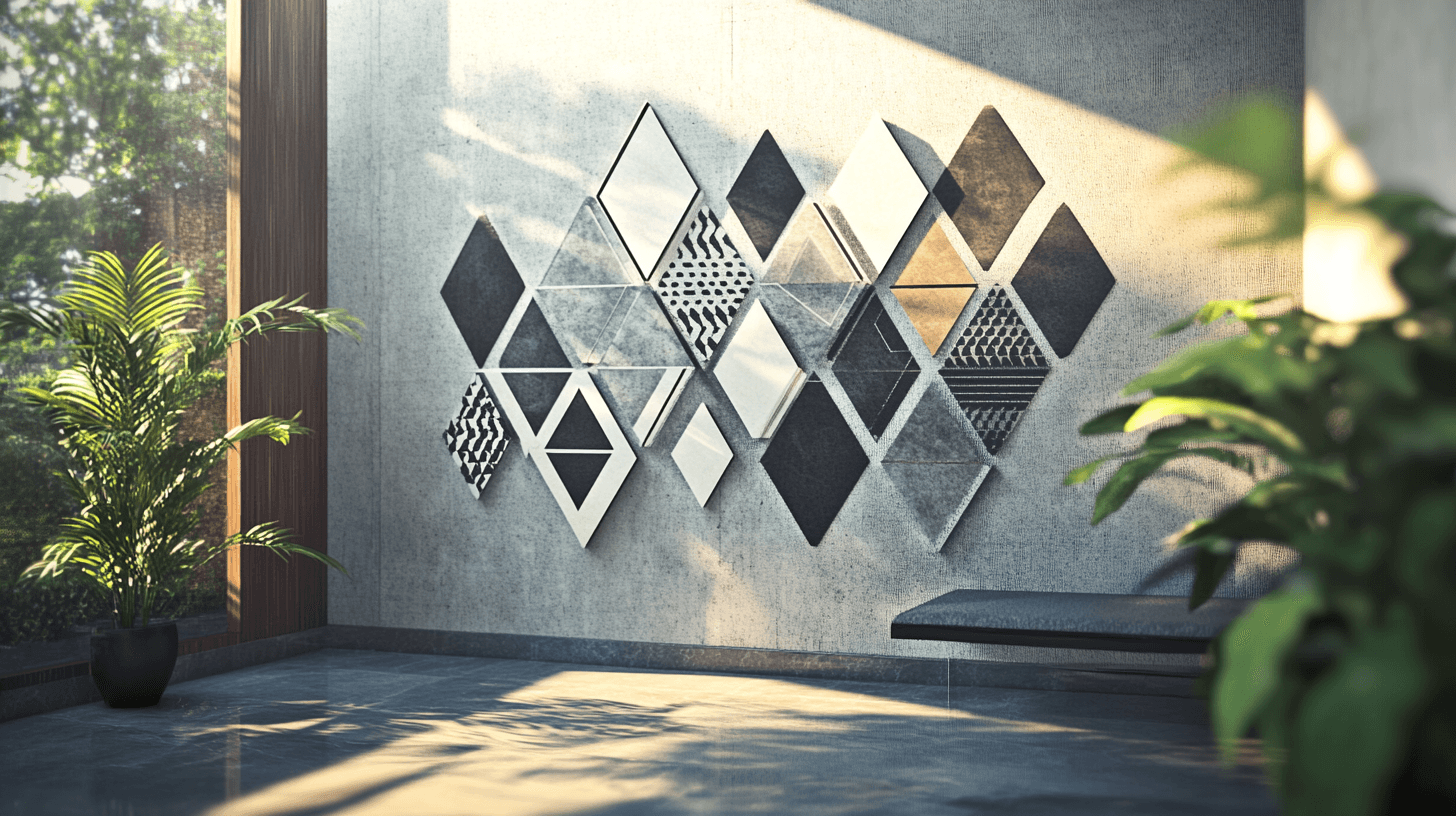 Wall design: Geometric patterns for creative accents
