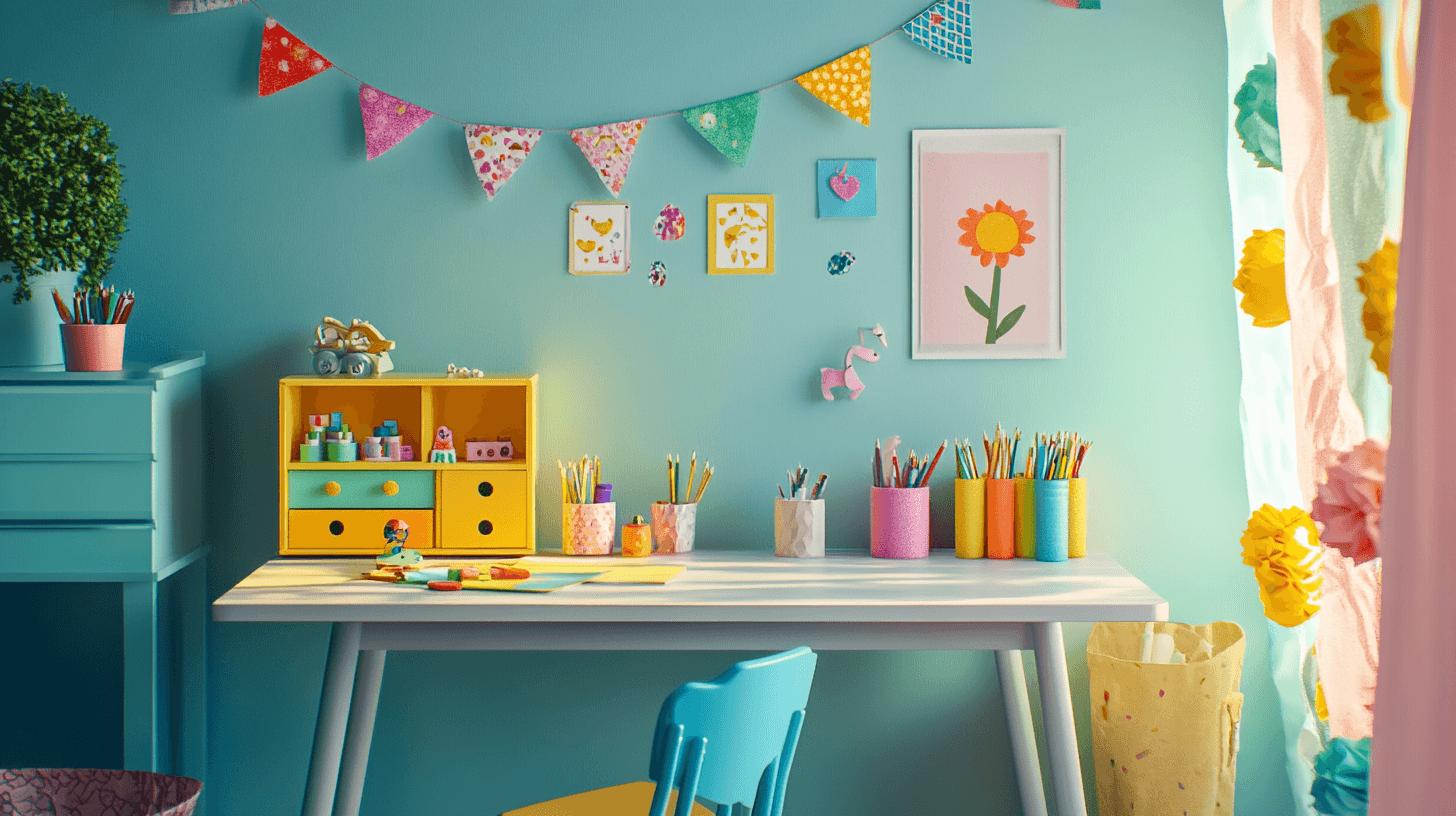Creative design ideas for children's desks
