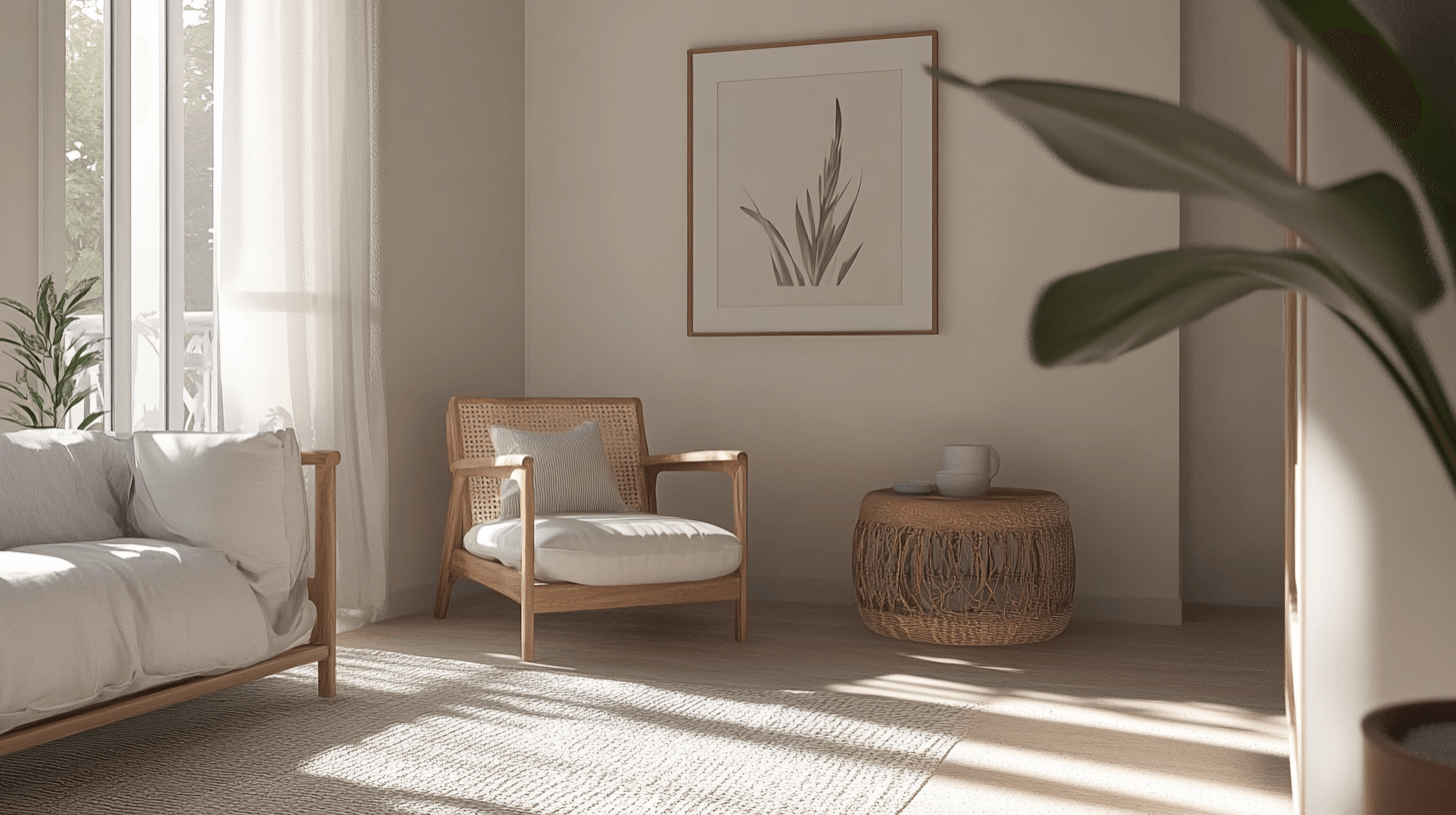 Minimalist color scheme for a harmonious home